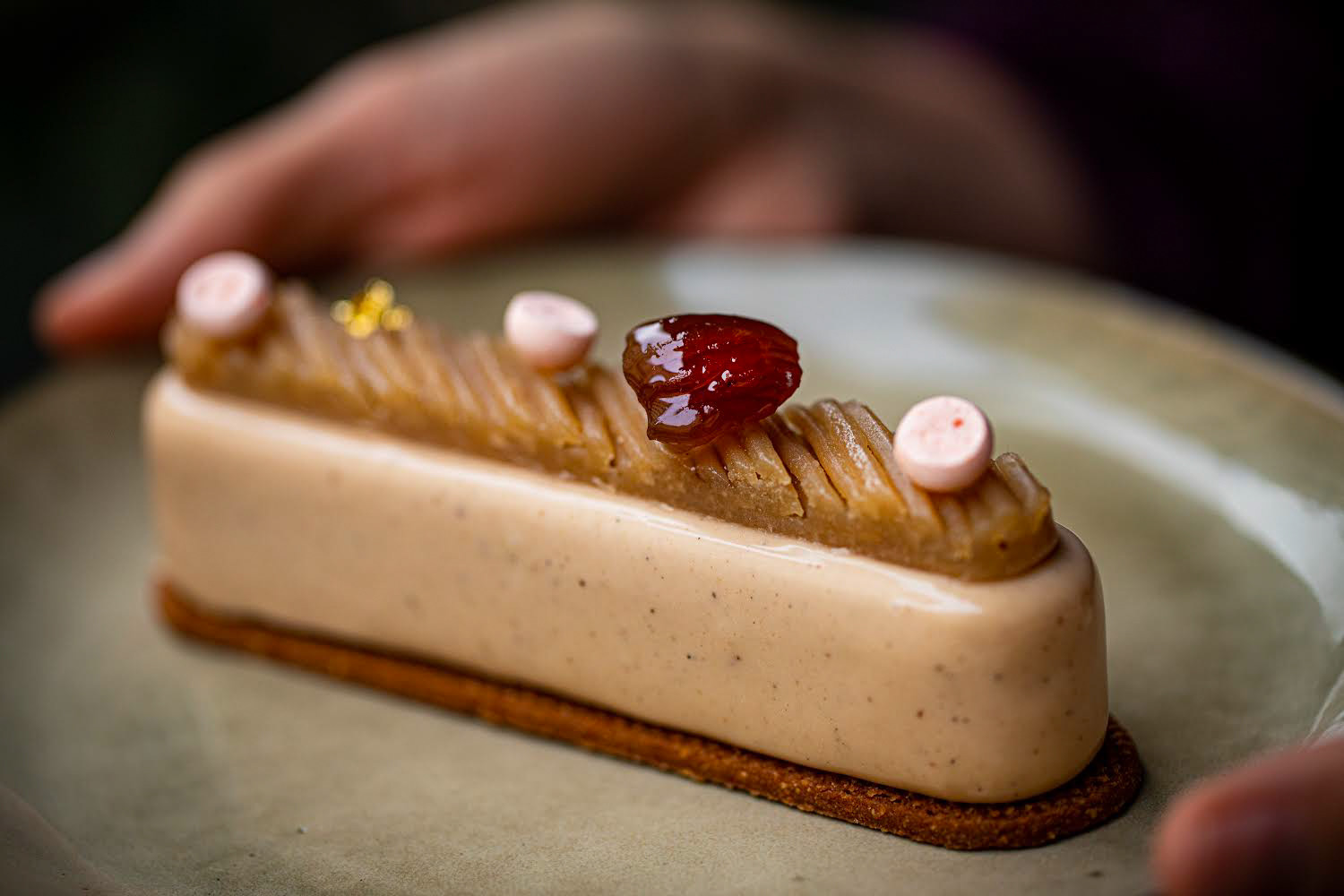 Mont Blanc dessert with chestnut cream