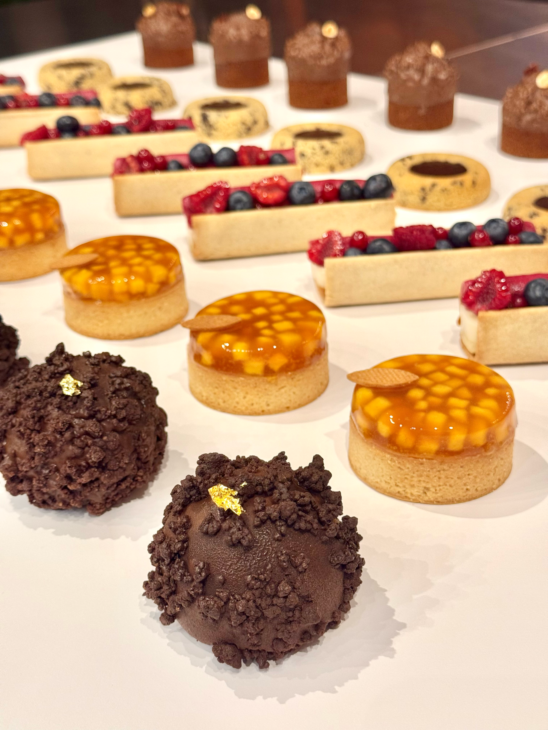 Vegan pastry desserts from a masterclass in Belgium