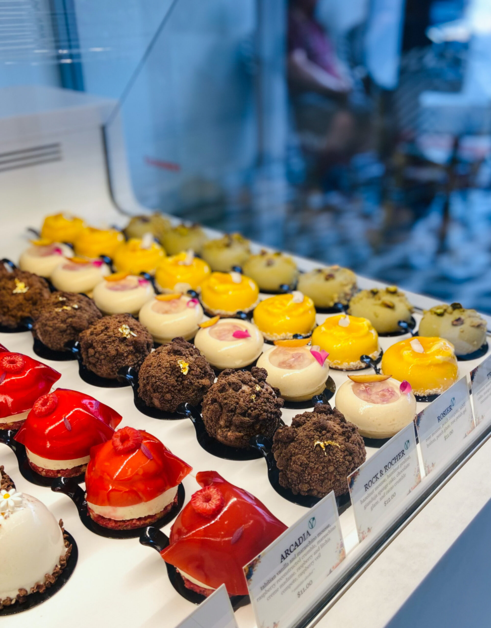Plant-based pastry selection at Artelice pop-up in Los Angeles