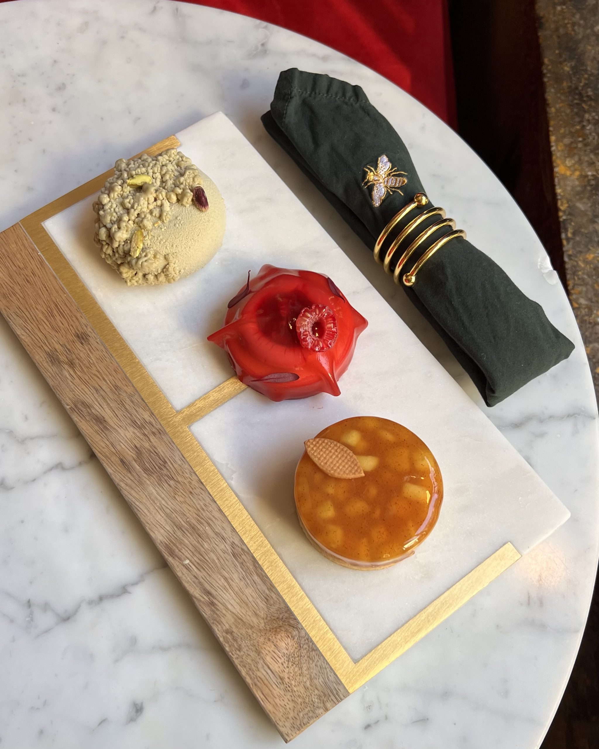 Plant-based pastry selection at Sweet Rehab pop-up in New York