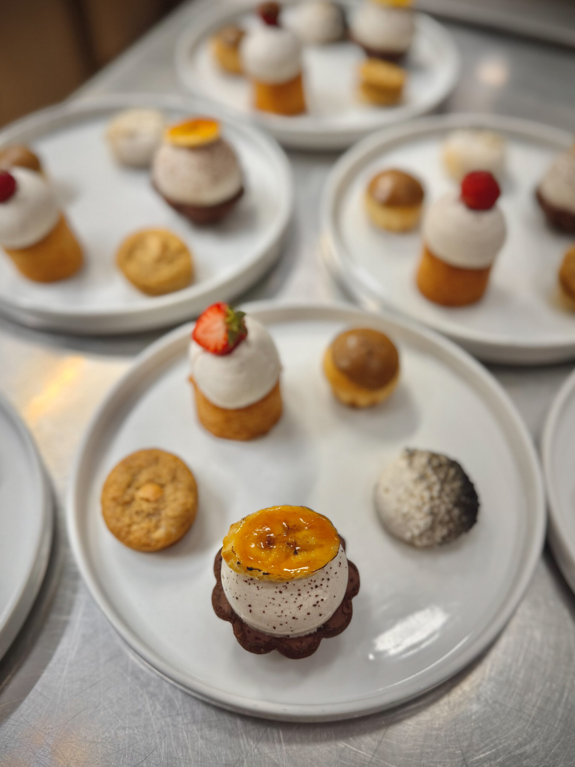 Plant-based pastry selection at a Loba Pâtisserie pop-up